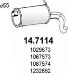 ASSO 14.7114 - TOBA ESAPAMENT FINALA - compatibil 1029673 - ASSO-14.7114 (ASSO147114)