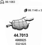 ASSO 44.7013 - TOBA ESAPAMENT FINALA - compatibil Saab - ASSO-44.7013 (ASSO447013)