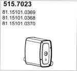 ASSO 515.7023 - FILTRU FUNINGINE-PARTICULE. SIST. DE ESAPAMENT - compatibil 81151010377 - ASSO-515.7023 (ASSO5157023)