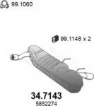 ASSO 34.7143 - TOBA ESAPAMENT FINALA - compatibil 24422042 - ASSO-34.7143 (ASSO347143)