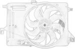 FORD Ventilator racire radiator Ford Tourneo Connect V408 Caroserie Mare 1.5d/1.6d 09.13-12.22 (2269424)
