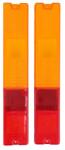 HELLA Dispersor Lampa Spate Dreapta/Stanga Portocaliu/Rosu, Cantitate Per Impachetare: 2buc, Pret Pt: Massey Ferguson 333, 353 (9EL997453-001SET2)