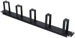 Extralink CABLE MANAGER 1U BLACK (EX.8680) - vexio