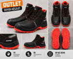 4wrk SKAT S3 fekete-narancssárga munkásbakancs