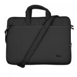 Trust Geanta laptop TRUST Bologna, Negru, 2 ani Garantie (TR-24447) - techplaza Geanta, rucsac laptop