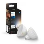 Philips 2 Becuri LED inteligente Philips Hue MR16, Bluetooth, GU5.3, 12V, (000008719514491588)