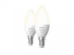 Philips 2 Becuri LED inteligente Philips Hue B39, Bluetooth, E14, 5.5W (000008719514320628)