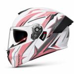 Fixato Casca Moto/Scuter Flip-Up FIXATO Viper, Viziera Dubla, Protectie UV, Modulabila, Roz, Marime 57-59cm (flip-up-2-roz)