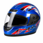 Fixato Casca Moto/Scuter Full Face FIXATO, Viziera Detasabila, Marime Universala 59-62cm, Albastru (casca-fullface-model-albastra-V2)
