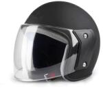 Fixato Casca moto/scuter unisex, cu vizor, marime universala 55-60cm, neagra (casca-rdb-neagra-fixato-v2)
