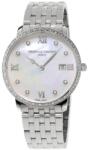 Frederique Constant Slimline Ladies Quartz FC-220MPWD3SD6B + 5 ani garanție și cadou GRATUIT Ceas