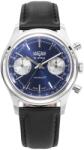 Vulcain Chronograph 70's - Albastru - Black Plain + 5 ani garanție și cadou GRATUIT Ceas