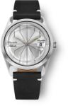 Nivada Grenchen Antarctic Spider - Black leather White Stitching + 5 ani garanție și cadou GRATUIT Ceas