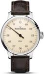 MeisterSinger N°01 AM3303 - Curea din piele maro închis + 5 ani garanție și cadou GRATUIT Ceas