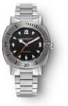 Nivada Grenchen Depthmaster Pacman White 14102A - Bracelet Flat Link + 5 ani garanție și cadou GRATUIT Ceas