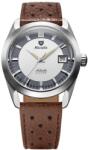 Nivada Grenchen Ghețarul antarctic Nivada Grenchen 35 mm - Brown Racing Strap + 5 ani garanție și cadou GRATUIT Ceas