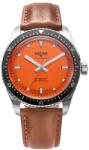 Vulcain Skindiver Nautique Orange - Brown Plain + 5 ani garanție și cadou GRATUIT Ceas
