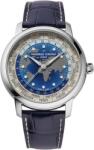 Frederique Constant Manufacture Classic Worldtimer Automatic FC-719BLW3H6 + 5 ani garanție și cadou GRATUIT Ceas