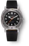 Nivada Grenchen Depthmaster Pacman White 14102A - Black Leather + 5 ani garanție și cadou GRATUIT Ceas