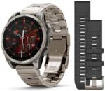 Garmin Fenix® 8 - 47 mm, AMOLED Sapphire, Titanium, Odvětrávaný titanový náramek 010-02904-40 + 5 ani garanție și cadou GRATUIT Ceas