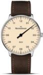MeisterSinger Neo NES903 - Curea din piele maro închis + 5 ani garanție și cadou GRATUIT Ceas