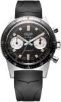 Vulcain Skindiver Chronograph Black - Vulcain Rubber + 5 ani garanție și cadou GRATUIT Ceas