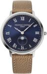 Frederique Constant Classics Quartz Moonphase FC-206RN3S6 + 5 ani garanție și cadou GRATUIT Ceas