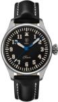 Biatec Corsair Vintage 03 - Curea din piele neagră + 5 ani garanție și cadou GRATUIT Ceas