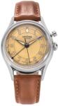 Vulcain Cricket Classique 36 mm - Khaki Brown - Brown Plain + 5 ani garanție și cadou GRATUIT Ceas