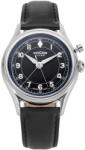 Vulcain Cricket Classique 39 mm - Negru/Alb/Albastru - Black Plain + 5 ani garanție și cadou GRATUIT Ceas