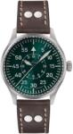 Laco Flieger Karlsruhe Pro Grün 40 Handwinding + 5 ani garanție și cadou GRATUIT Ceas