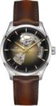 Hamilton Jazzmaster Open Heart Auto 40mm H32675501 + 5 ani garanție și cadou GRATUIT Ceas