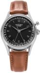 Vulcain Cricket Tradition 36 mm - Negru - Brown Plain + 5 ani garanție și cadou GRATUIT Ceas