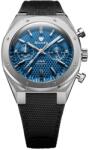 Nivada Grenchen F77 Cronograf Mecaquartz Albastru 38 mm - Canvas Strap + 5 ani garanție și cadou GRATUIT Ceas