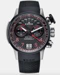 Edox Chronorally Quartz Cronograf 38003-TINRIV-CARO + 5 ani garanție și cadou GRATUIT Ceas