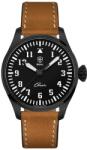 Biatec Corsair Vintage 02 - Curea vintage din nubuc maro deschis + 5 ani garanție și cadou GRATUIT Ceas