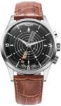 Vulcain Nautical Heritage - Black White Luminova - Brown Alligator + 5 ani garanție și cadou GRATUIT Ceas
