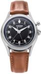 Vulcain Cricket Classique 39 mm - Negru/Alb/Albastru - Brown Plain + 5 ani garanție și cadou GRATUIT Ceas