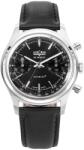 Vulcain Chronograph 70's - Negru - Black Plain + 5 ani garanție și cadou GRATUIT Ceas
