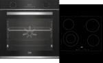 Beko sütő-kerámia főzőlap szett, inox/fekete (BBIM13300szett1)