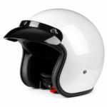 Fixato Casca Moto/Scuter Retro FIXATO Vintage, Interior Confortabil, Prindere rapida, Alb, XL 60-61cm (retro-1-alb-XL)
