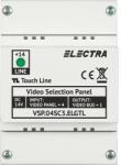 ELECTRA Doză selecție 4 panouri video Electra, montaj șină DIN/suprafață, carcasă ABS - ELECTRA VSP. 04SC3. ELGTL (VSP.04SC3.ELGTL)