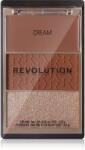Revolution The Bronzer Icon paletă de bronzere cu efect de iluminare culoare Golden Medium 1 buc