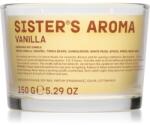 Sister's Aroma Candle Vanilla lumânare parfumată 150 g