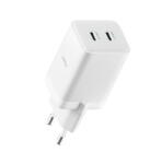 Allity Incarcator Retea Allity. ATC-01-45WCC Fast, 45W, 3A, 2 x USB-C, Alb (inc/all/fa/45/3a/2x/al)