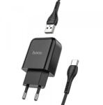 hoco. Incarcator Retea Cu Cablu USB-C HOCO N2, 10W, 2A, 1 x USB-A, Negru (inc/us/hoc/n2/10/21/1x/ne)