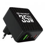 Techsuit Incarcator Retea Techsuit CHPD173 Tiny, 35W, 3A, 1 x USB-A - 1 x USB-C, Negru (inc/372276)