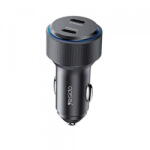 YESIDO Incarcator Auto Yesido Y48, 60W, 3A, 2 x USB-C, Negru (acc/376776)