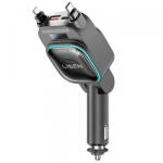 Lisen Incarcator Auto Cu Cablu USB-C / Lightning Lisen Display, 96W, 3A, 1 x USB-A - 1 x USB-C, Negru YL0224080017 (lis/374546)