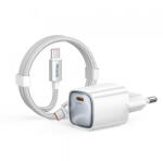 Mcdodo Incarcator Retea Cu Cablu USB-C Mcdodo Nano CH-8263, 65W, 3.25A, 1 x USB-C, Alb (acc/384962)